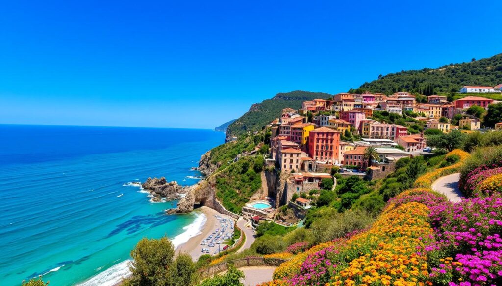 Ligurische Küstenlandschaft Italien Reiseziele