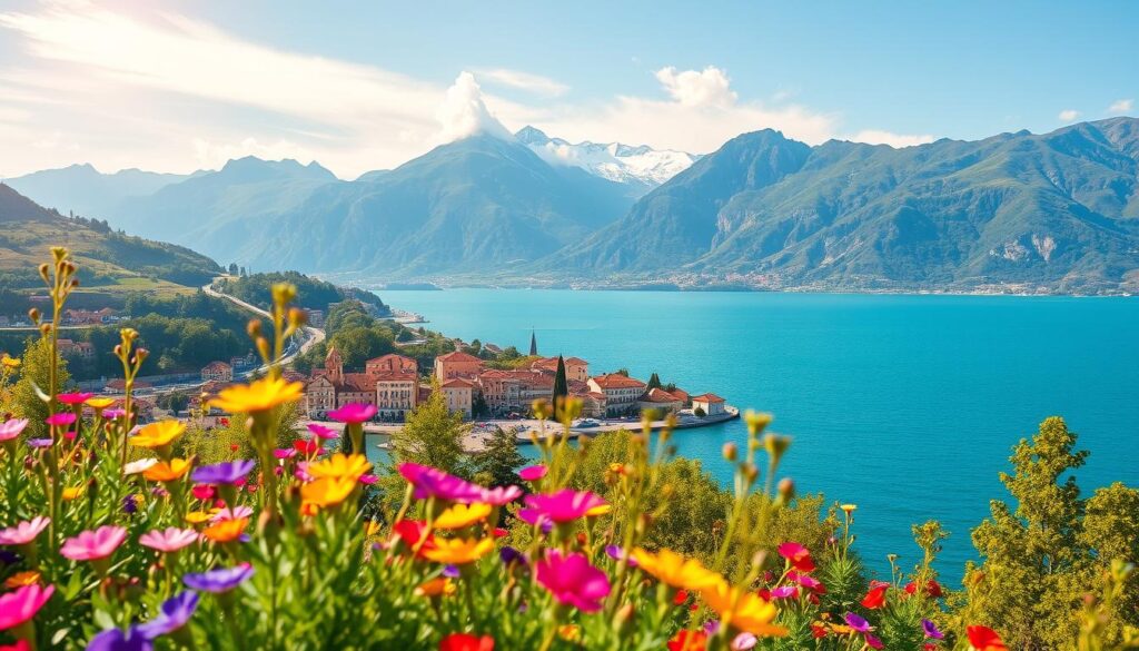 Frühlingslandschaft am Gardasee