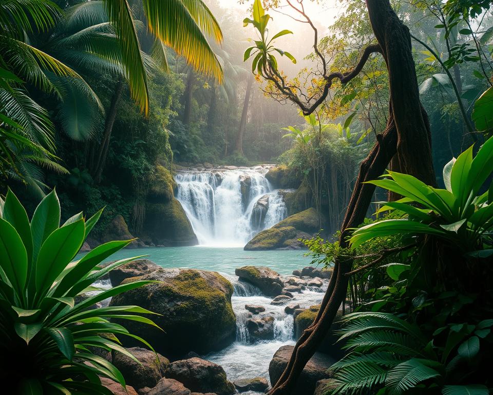 Bali Wasserfälle im Dschungel