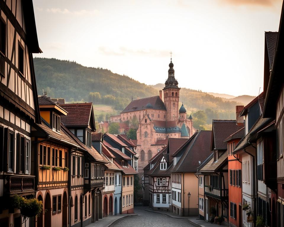 Historische Gebäude in Altstadt Pirna