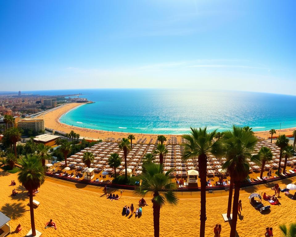 Valencia Strände Panorama Valencia Strände Panorama