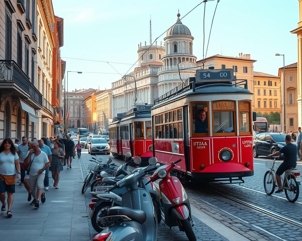 Verkehrsmittel in Pisa