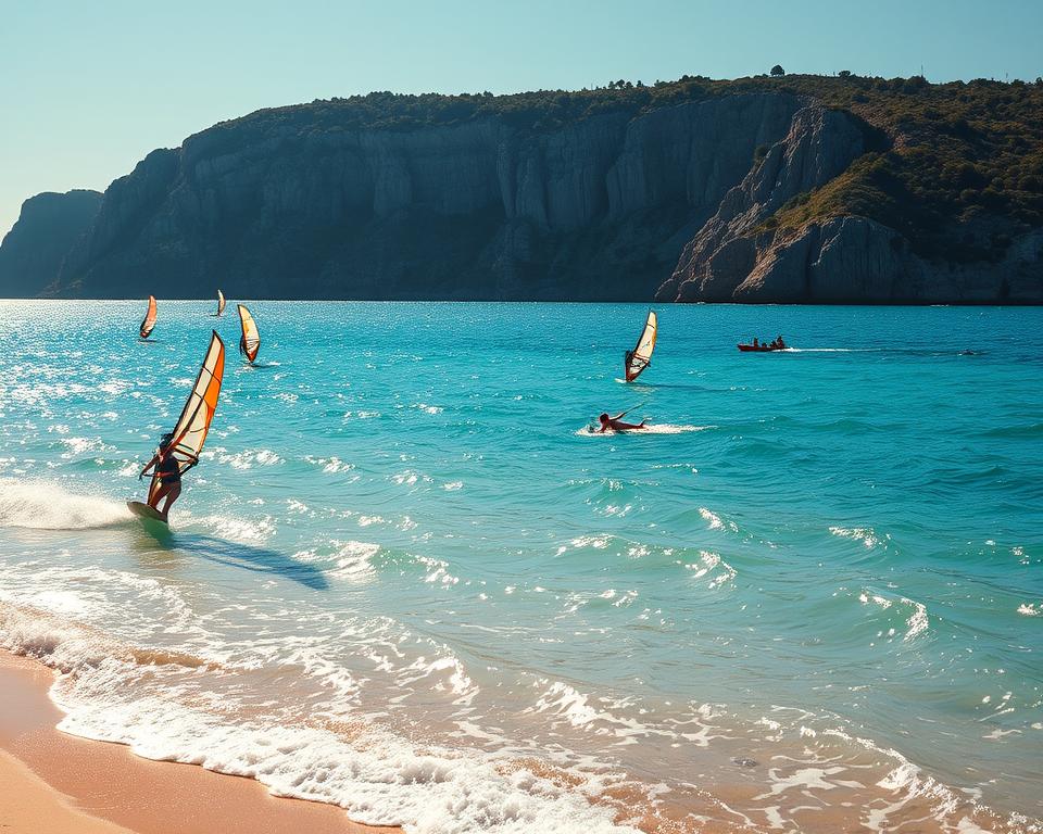 Wassersport an der Adriaküste Wassersport an der Adriaküste
