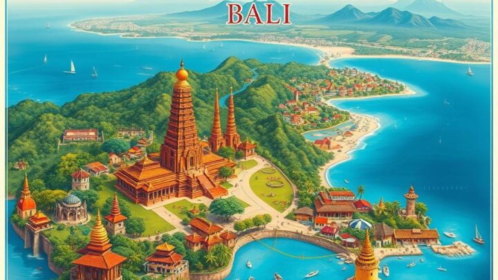 Bali Sehenswürdigkeiten Karte: Insel Entdecken