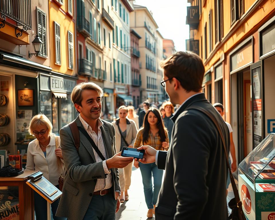 Prepaid Karte Akzeptanz in Italien