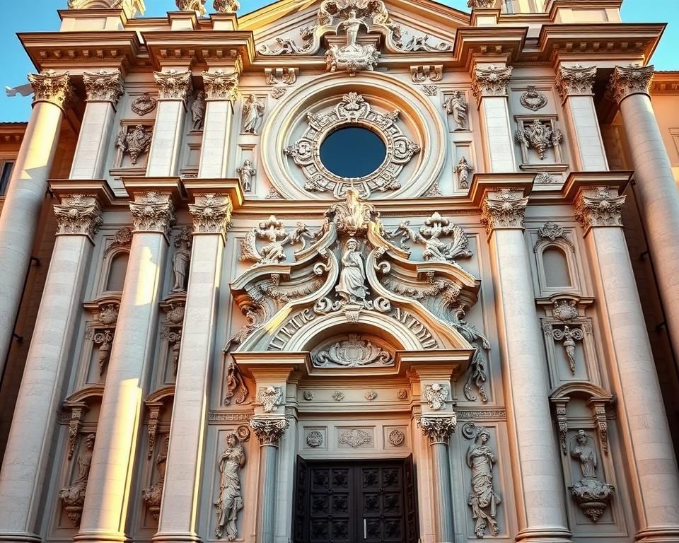 Basilika Santa Croce Fassade Details
