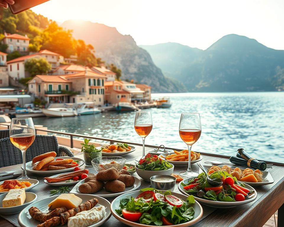 Kulinarische Spezialitäten Bucht von Kotor Kulinarische Spezialitäten Bucht von Kotor