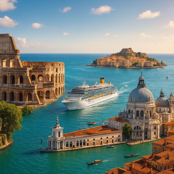 1 Woche Kreuzfahrten Italien & Adria: Mini-Kreuzfahrt mit Costa Deliziosa von Civitavecchia bis Venedig inkl. Rom- & Venedig-Städteprogramm